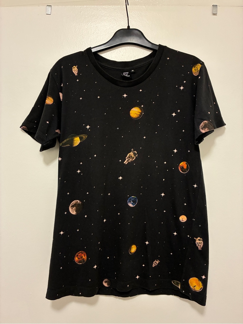 Unisex Black Planet Graphic Short Sleeve Tee